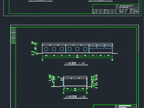 湖北省某污水廠機修倉庫與車庫CAD施工圖平面設計圖紙資源解析